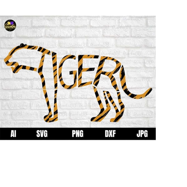 Tiger svg, Tigers svg, Tiger Letter, Tiger Letters Svg, Tige | Inspire ...
