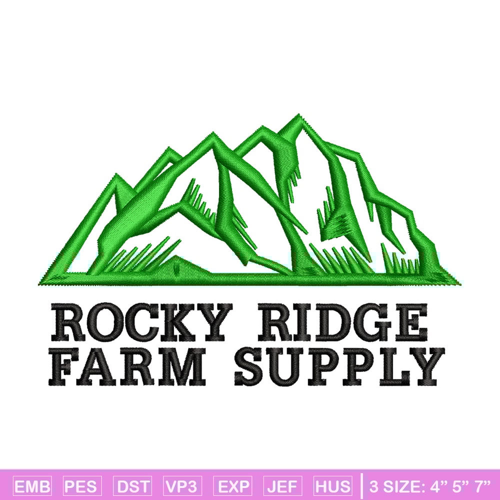 Rocky ridge embroidery design, Rocky ridge embroidery, Emb design, Embroidery shirt, Embroidery file, Digital download.jpg