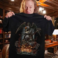 acdc angus young slipknot halloween monster fan shirt t shirt hoodie, hoodie sweater