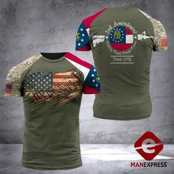 ah georgia 2nd amendment t-shirt printed