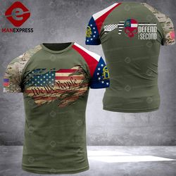 ah georgia 2nd amendment t-shirt printed defend