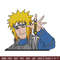 Minato Uzumaki embroidery design, Naruto embroidery, anime design, embroidery file, anime shirt, Digital download.jpg