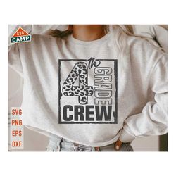 4th grade crew svg, 4th grade squad svg, first day of school svg, 4th grade teacher, fourth grade svg, fourth grade teac