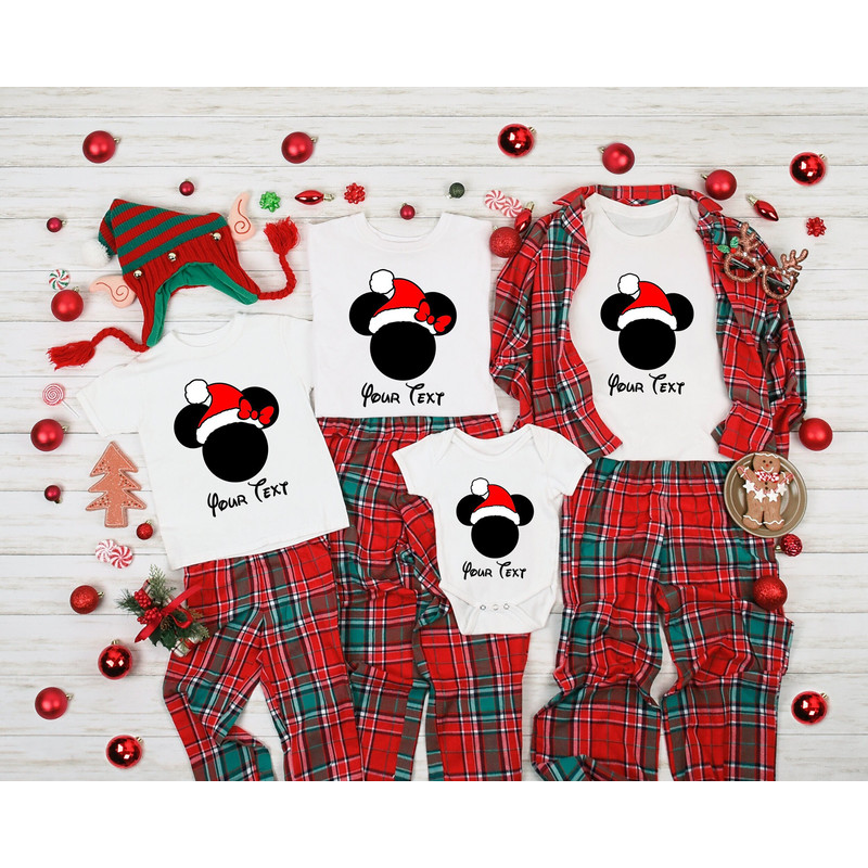 Disney Mickie and Minnie Custom Family Christmas Shirt,Disney Family Shirt,Disney Matching Christmas Shirt,Disney World Disneyland Christmas - 1.jpg