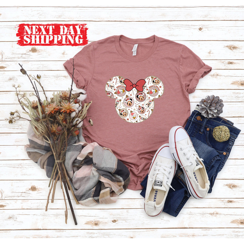 Disney Minnie Christmas Shirt,Disney Mickey and Minnie Christmas Shirt,Vintage Disney Christmas Tshirt,Disney Xmas Tee,Disney Christmas Gift - 4.jpg