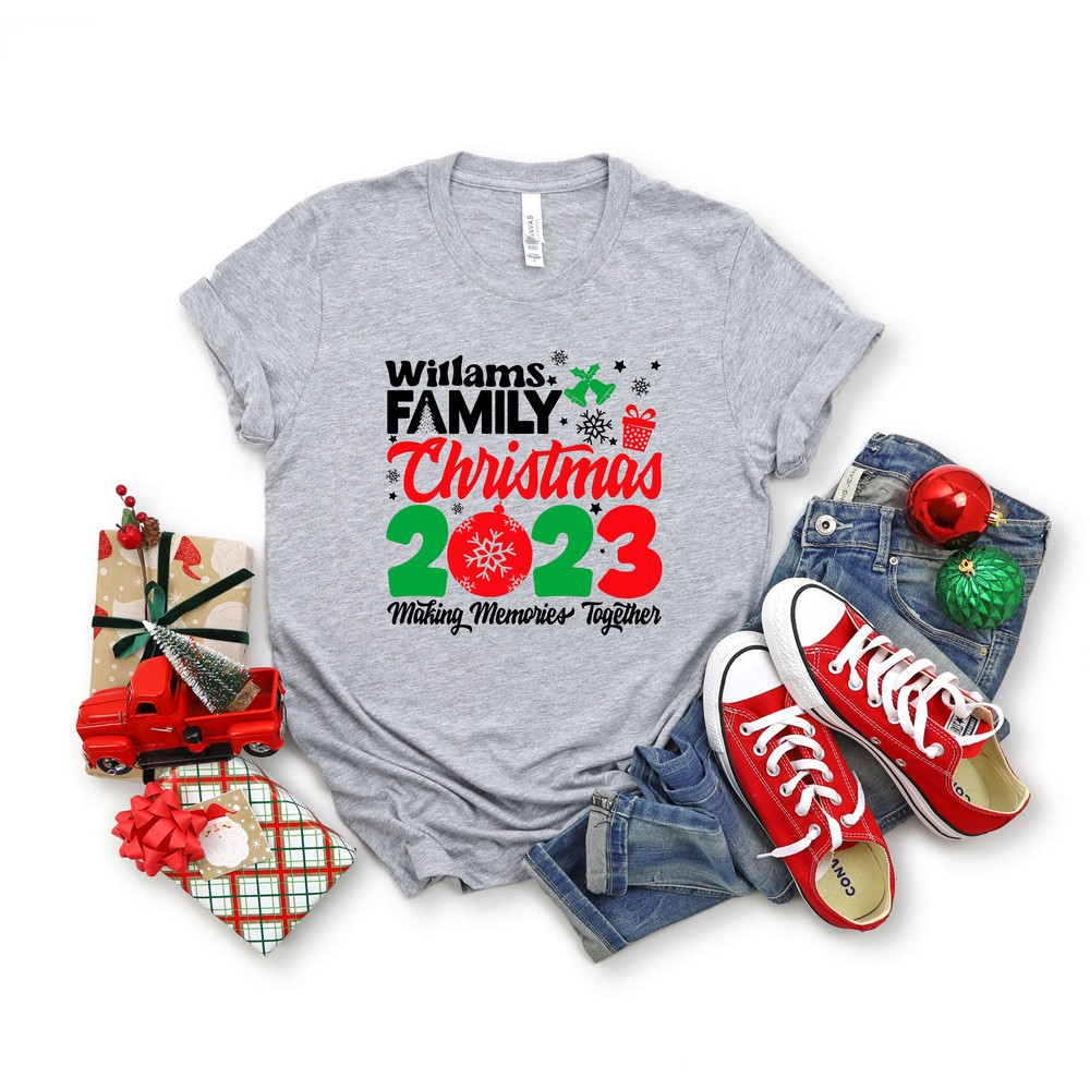 Family Christmas 2023 Making Memories Together Shirt,Custom Making Memories Tshirt,Custom Family 2023 Tshirt,Christmas 2023 Family Tee - 3.jpg