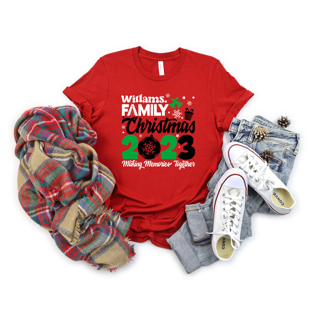 Family Christmas 2023 Making Memories Together Shirt,Custom Making Memories Tshirt,Custom Family 2023 Tshirt,Christmas 2023 Family Tee - 6.jpg