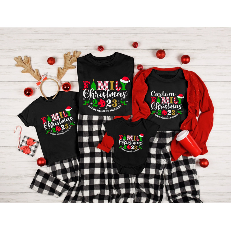 Family Christmas 2023 Making Memories Together,Making Memories Together Matching Shirt,Family Christmas Couple Shirt,Family Christmas Custom - 1.jpg