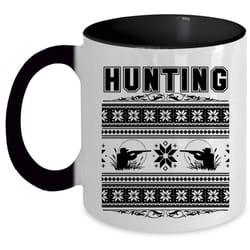all i want for christmas coffee mug, hunting accent mug