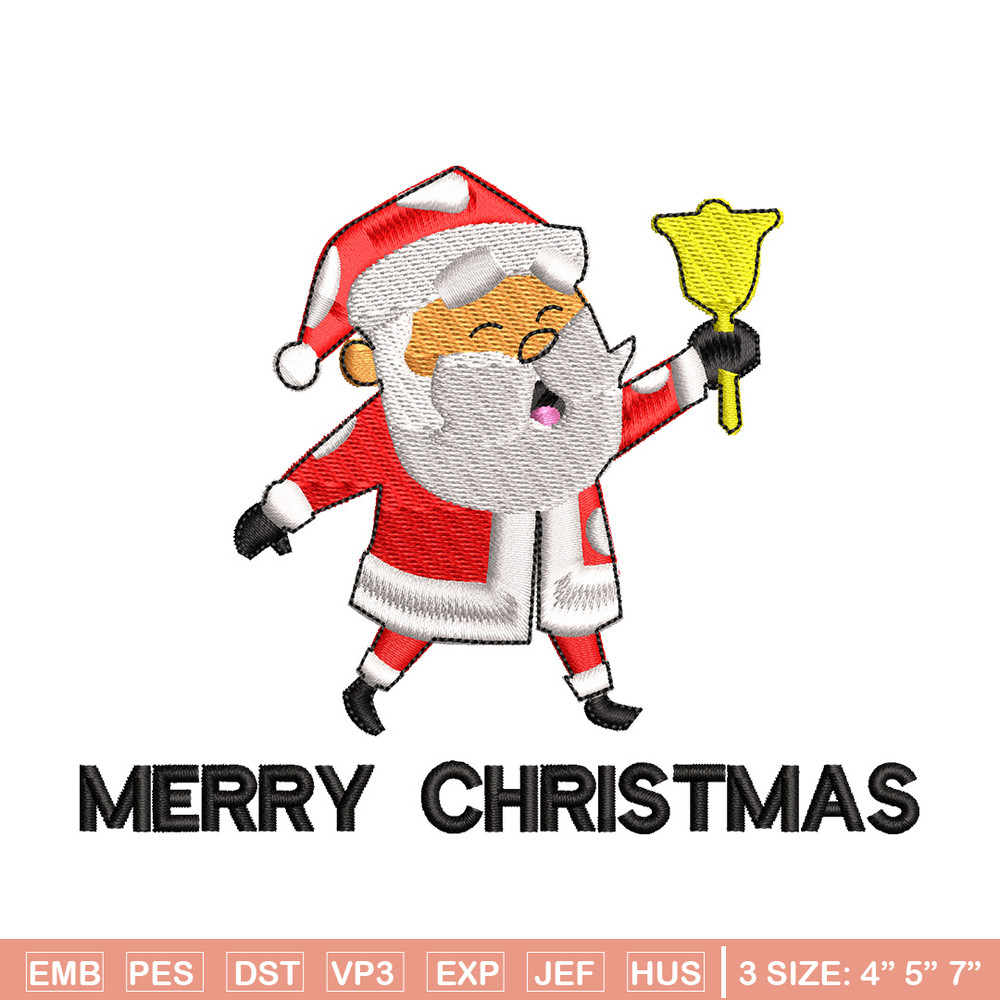 Satan bell embroidery design, Chrismas embroidery, Emb design, Embroidery shirt, Embroidery file, Digital download.jpg