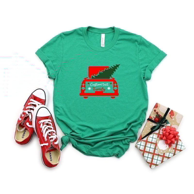 Family Christmas Red Truck ShirtsShirts,Matching Family Christmas Shirts,Matching Christmas 2023 Shirts,MatchingTees,Christmas Party Shirt - 1.jpg
