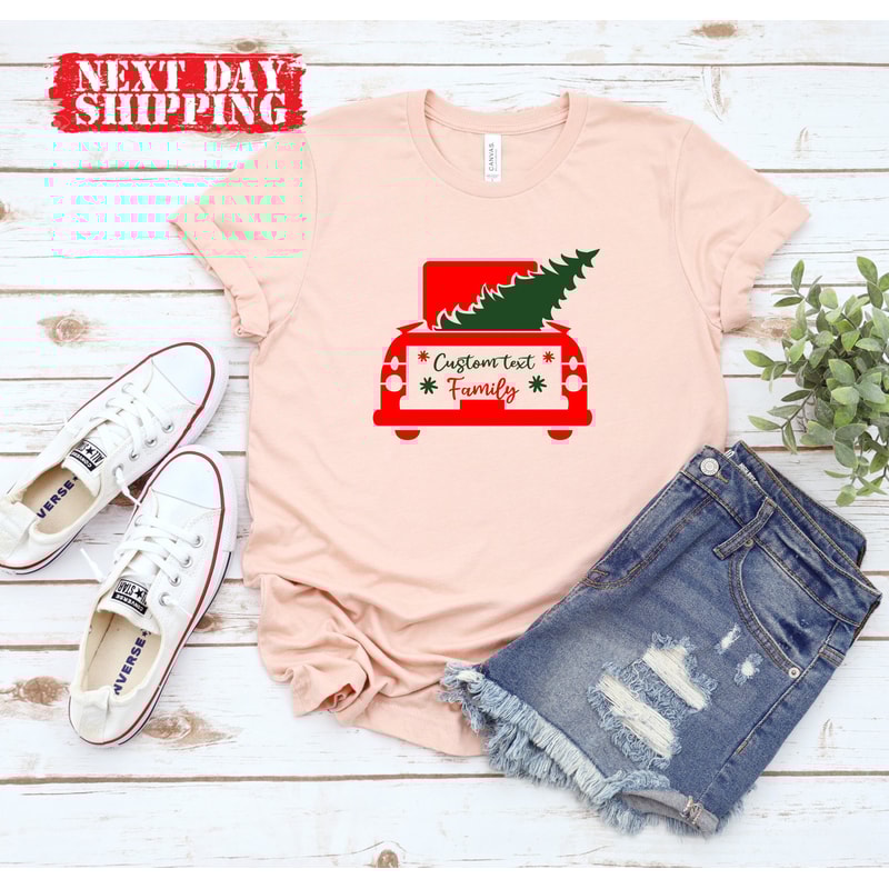 Family Christmas Red Truck ShirtsShirts,Matching Family Christmas Shirts,Matching Christmas 2023 Shirts,MatchingTees,Christmas Party Shirt - 2.jpg
