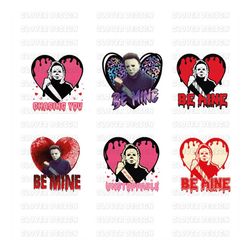 valentine's day horror character michael myers png sublimation design | i'll never stop chasing you| be mine | unstoppab