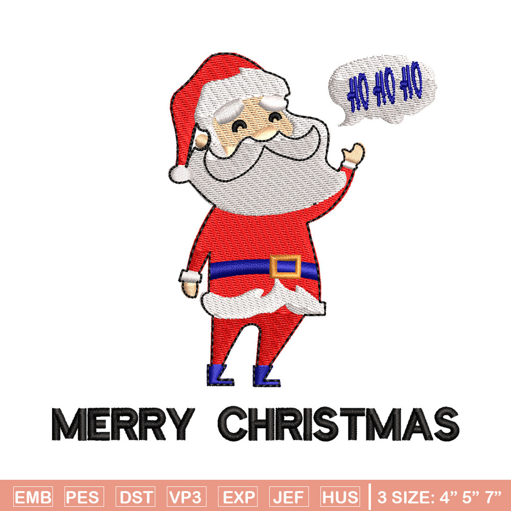 Satan hohoho embroidery design, Chrismas embroidery, Embroidery file, Embroidery shirt, Emb design,Digital download.jpg