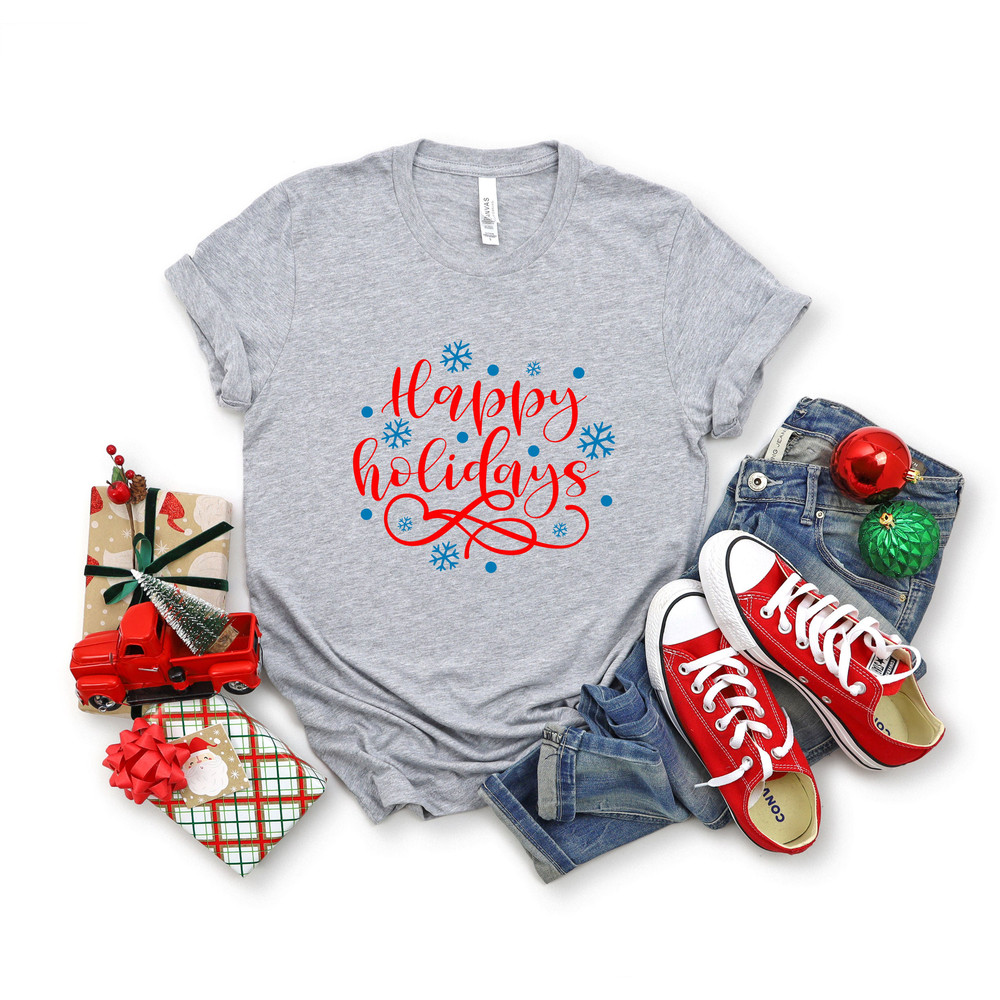 Happy Holiday Shirt,Christmas Sweatshirts,Happy Holiday Shirt,Christmas Shirt, Gift for Christmas, Holiday Shirt, Women's Christmas Shirt - 5.jpg