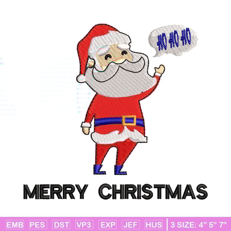 Satan hohoho embroidery design, Chrismas embroidery, Embroidery file, Embroidery shirt, Emb design,Digital download.jpg