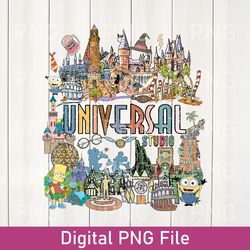 personalized universal trip png, universal family trip matching png, universal studio group png, studios vacation trip