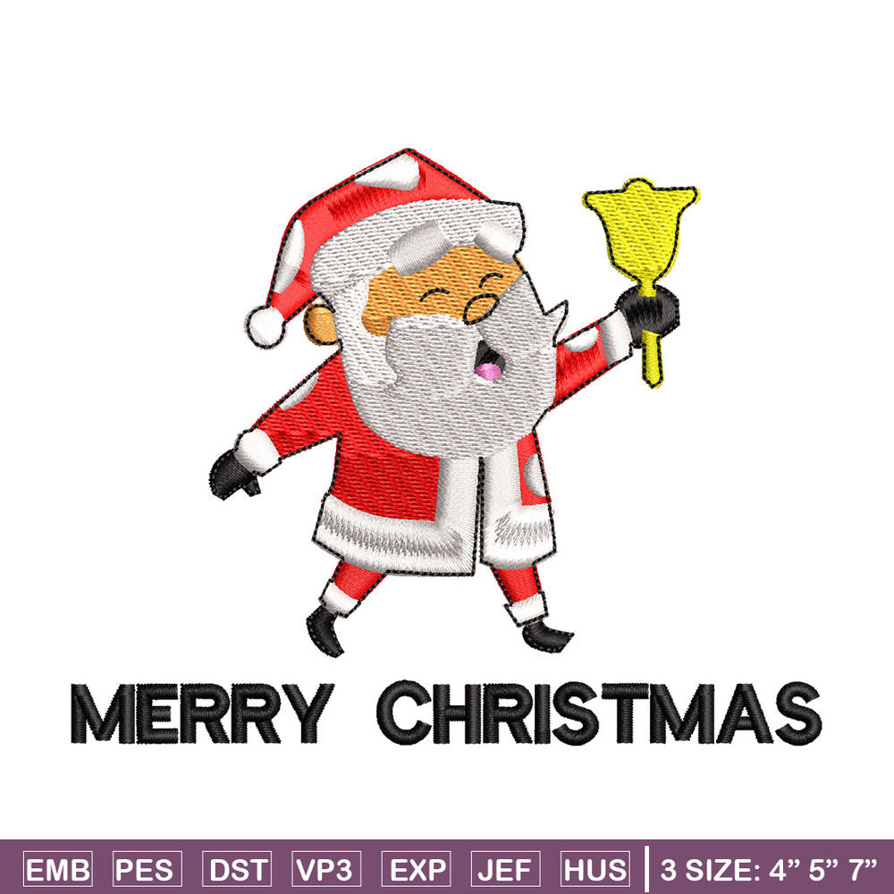 Satan bell embroidery design, Chrismas embroidery, Emb design, Embroidery shirt, Embroidery file, Digital download.jpg