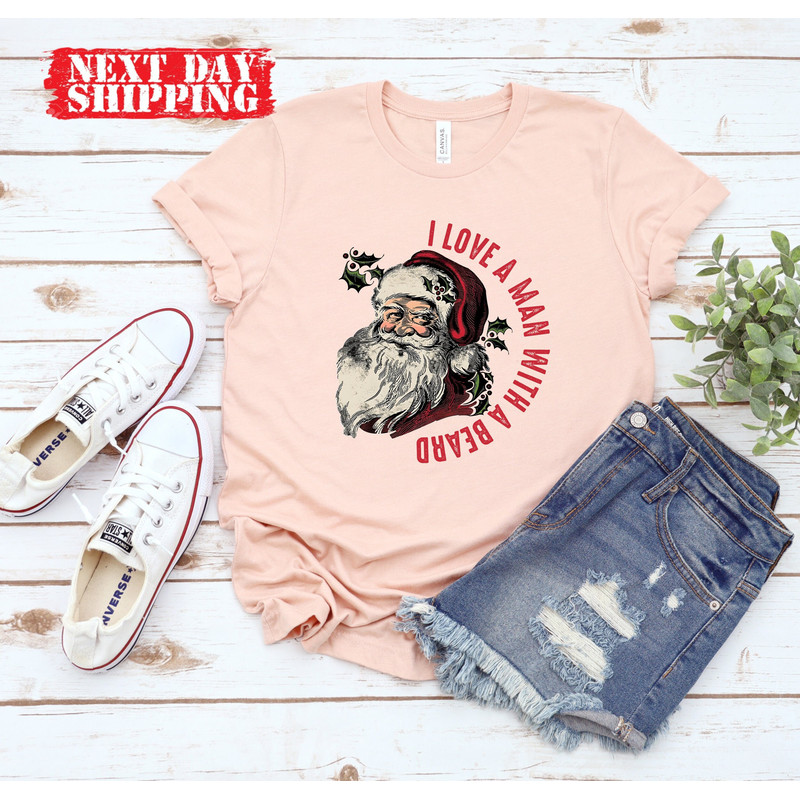 I Love A Man With A Beard Christmas Sweatshirt,Cute Santa Claus Shirt,Santa Claus Christmas Shirt,Christmas Sweatshirt,Family Love Tee Xmas - 1.jpg
