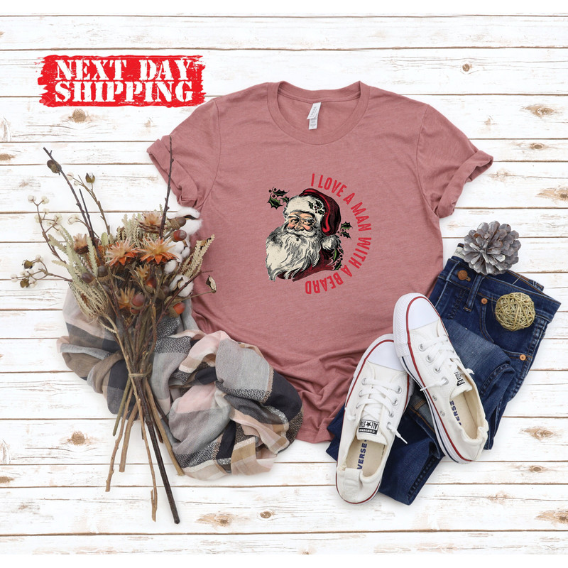 I Love A Man With A Beard Christmas Sweatshirt,Cute Santa Claus Shirt,Santa Claus Christmas Shirt,Christmas Sweatshirt,Family Love Tee Xmas - 4.jpg