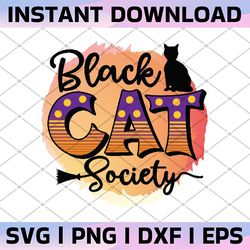 halloween png, black cat society, horror saying, png for tshirt for her, shirt design for him, halloween costume, pngs f