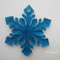 snowflake - Christmas tree decoration - toy - handmade Christmas - Christmas tree toy - home decoration - figurine - snow - 1.JPG