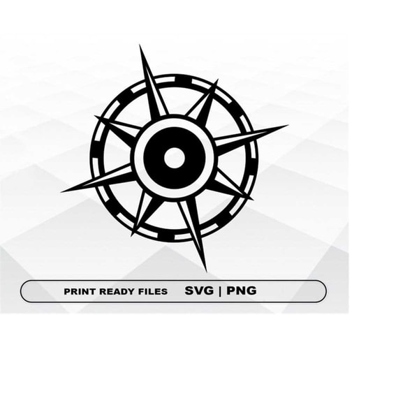 Compass Svg Format Compass SVG and PNG Files Clipart, Compass Print SVG, Digita - Inspire ...