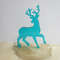 deer - animal - room decoration - toy - handmade christmas - turquoise figurine - home decoration - figurine - 1.JPG