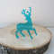 deer - animal - room decoration - toy - handmade christmas - turquoise figurine - home decoration - figurine - 2.JPG