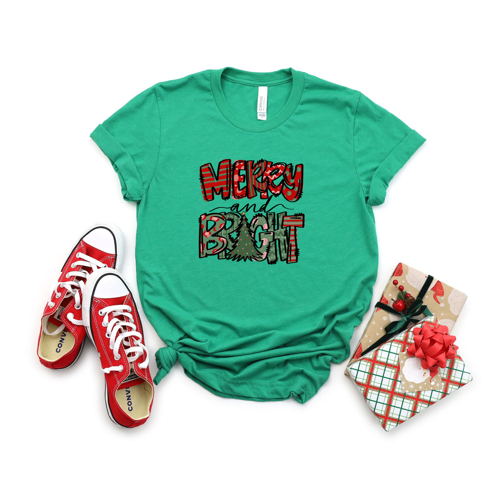 Merry and Bright Christmas Shirt,Merry and Bright Shirt,Cute Christmas T-Shirt,Christmas Sweatshirt,Womens Christmas Sweatshirt,Xmas Tees - 3.jpg