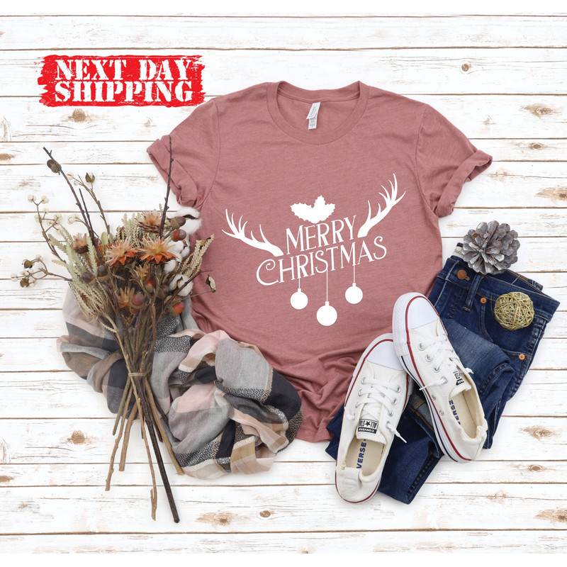 Merry Christmas Deer Shirt,Merry Christmas Reindeer Shirt,Deer Christmas Shirt, Holiday Shirt, Christmas Trees Shirt,Merry Xmas Shirt - 5.jpg