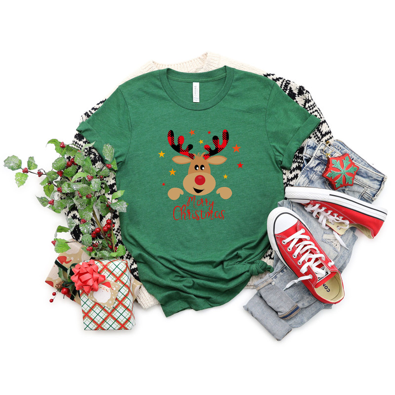 Merry Christmas Deer Shirt,Deer Christmas Shirt,Vintage Santa Tee Shirt,Christmas Tee,Christmas Tshirt,Christmas Reindeer Shirt,Xmas Gift - 6.jpg