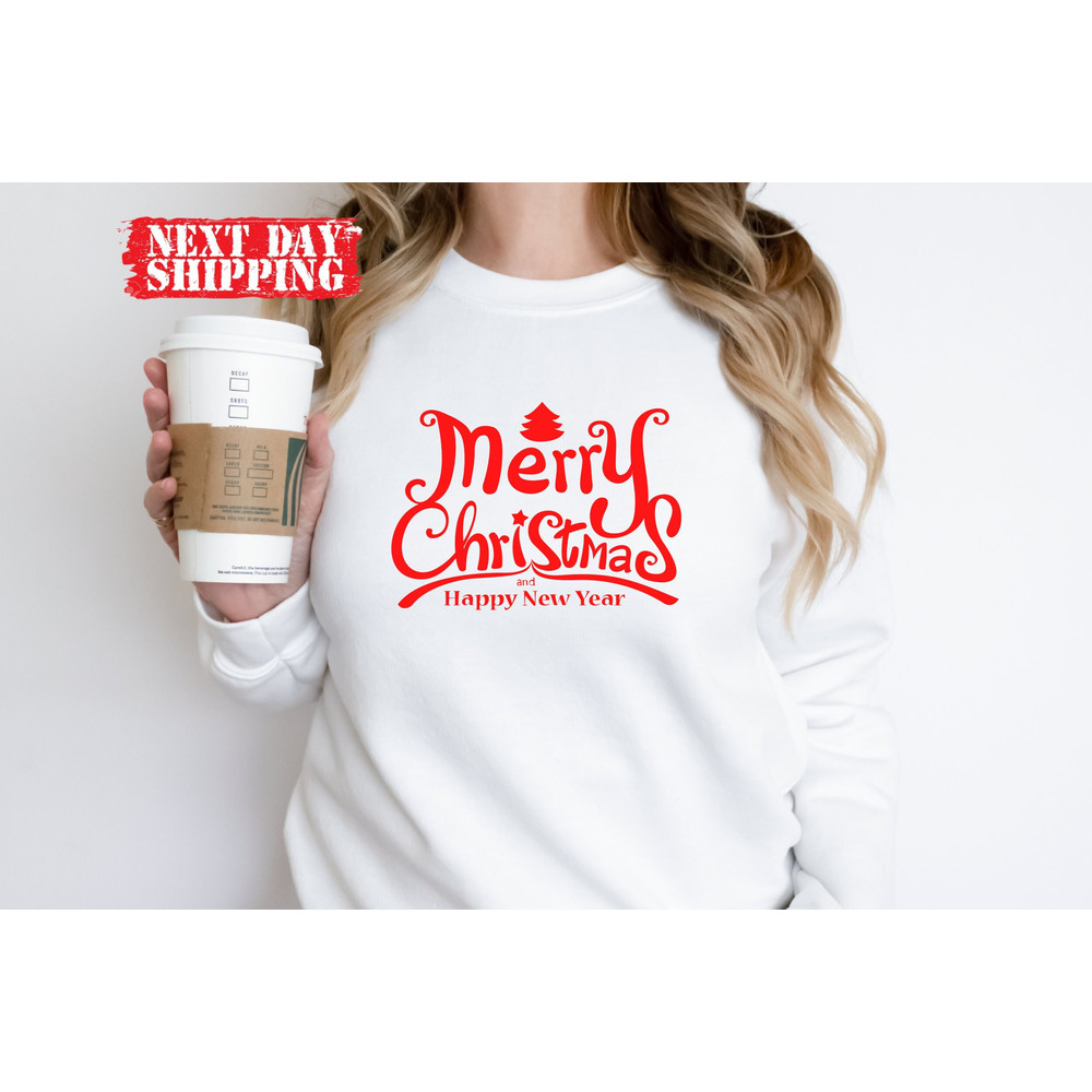 Merry Christmas Happy New Year Shirt,Christmas 2023 Tee,Christmas Gift,Matching Family Christmas Shirt,New Year Shirt,Merry Xmas - 1.jpg