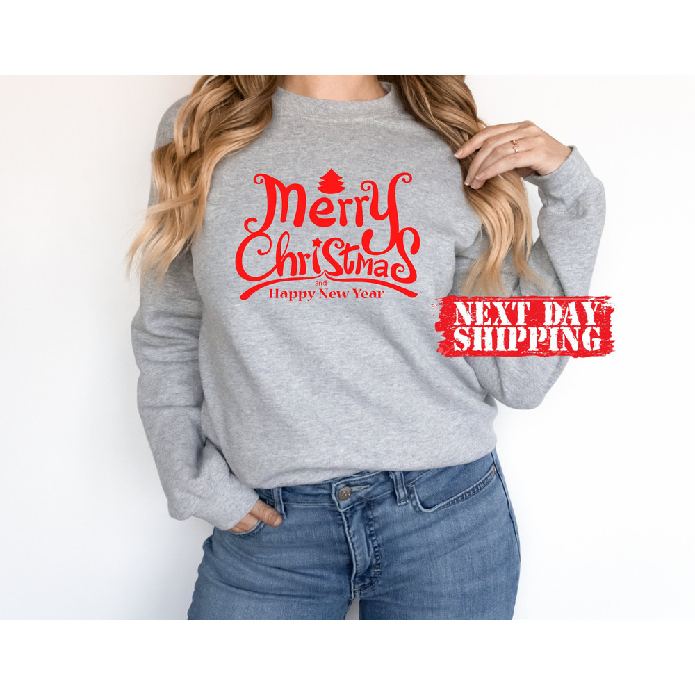 Merry Christmas Happy New Year Shirt,Christmas 2023 Tee,Christmas Gift,Matching Family Christmas Shirt,New Year Shirt,Merry Xmas - 4.jpg