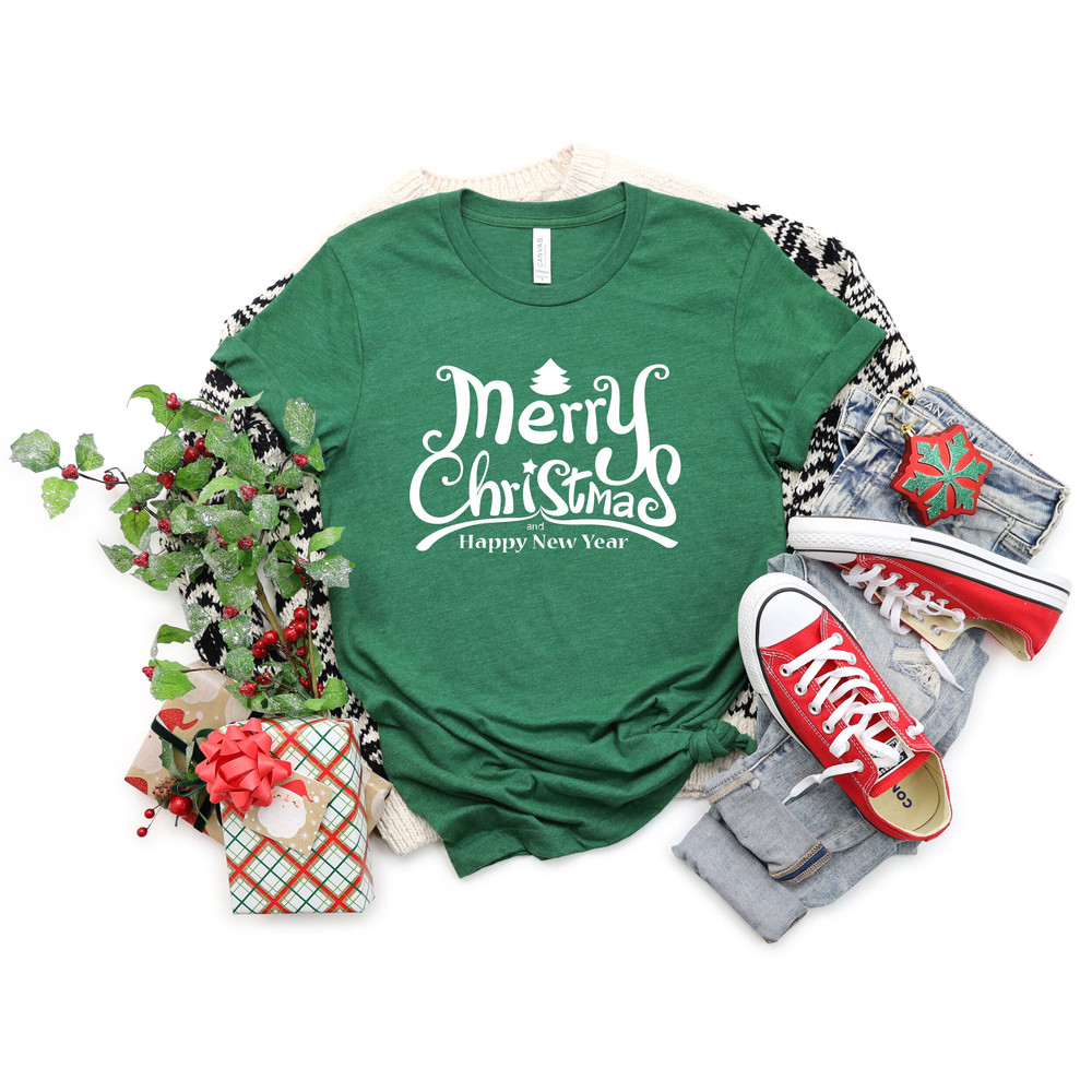 Merry Christmas Happy New Year Shirt,Christmas 2023 Tee,Christmas Gift,Matching Family Christmas Shirt,New Year Shirt,Merry Xmas - 6.jpg