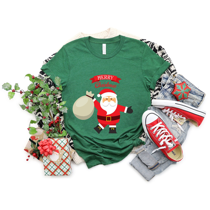 Merry Christmas Santa Shirt, Cute Santa Claus Shirt, Happy Santa Claus Shirt, Merry Santa Claus Shirt , Welcoming Santa Claus Shirt - 1.jpg