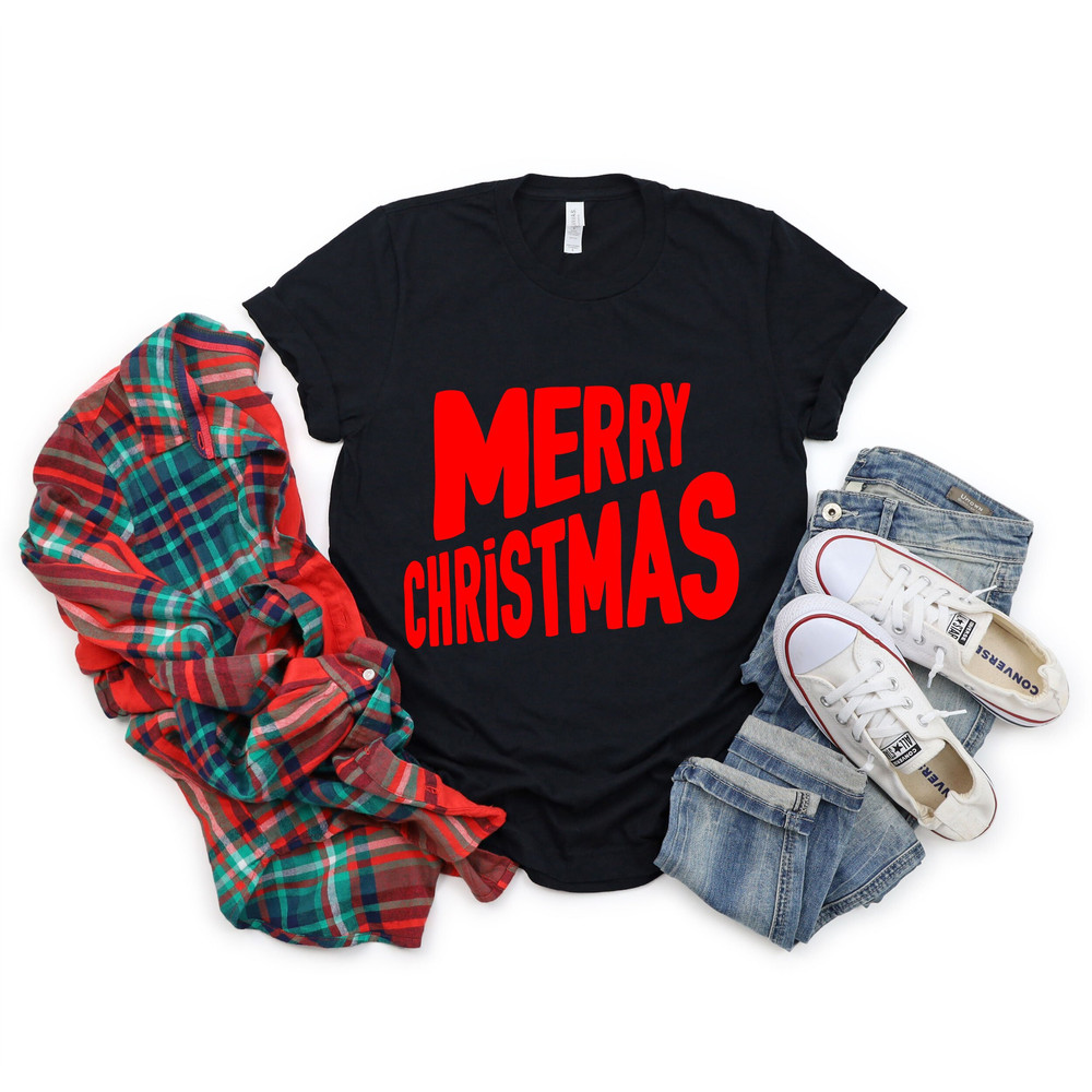 Merry Christmas Shirt,Christmas Shirts,70s Style Merry Christmas Shirt, Christmas T-shirt,Christmas Family Shirt,Christmas Gift,Holiday Gift - 1.jpg