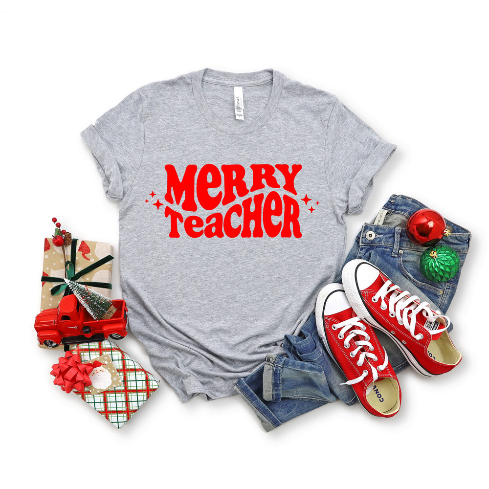 Merry Teacher Shirt,Merry Teacher Christmas Shirt,Merry Teacher Sweatshirt,Teacher Christmas Shirt Gifts,Teacher Gift,Teacher Christmas Tee - 5.jpg