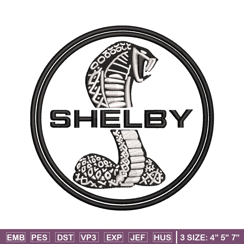 Shelby circle embroidery design, Logo embroidery, Emb design, Embroidery shirt, Embroidery file, Digital download.jpg