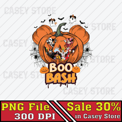 Boo Bash Halloween PNG, Retro Halloween Png, Spooky Halloween Png, Trick Or Treat Png, Scary Halloween Png, Trending Png