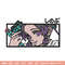 Shinobu frame embroidery design, Shinobu embroidery, Embroidery shirt, Embroidery file, Anime design, Digital download.jpg