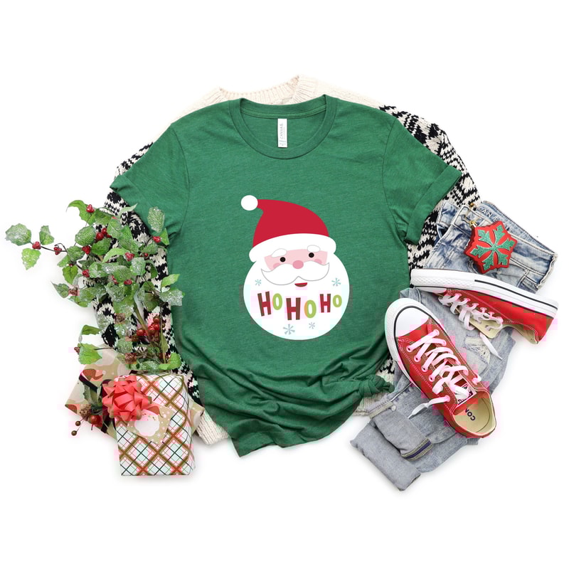 Santa Claus HoHoHo Christmas Shirt,Retro Santa Christmas Shirts,Santa Claus Christmas T Shirt for Family,Santa Believe Shirt,Santa Shirt - 1.jpg