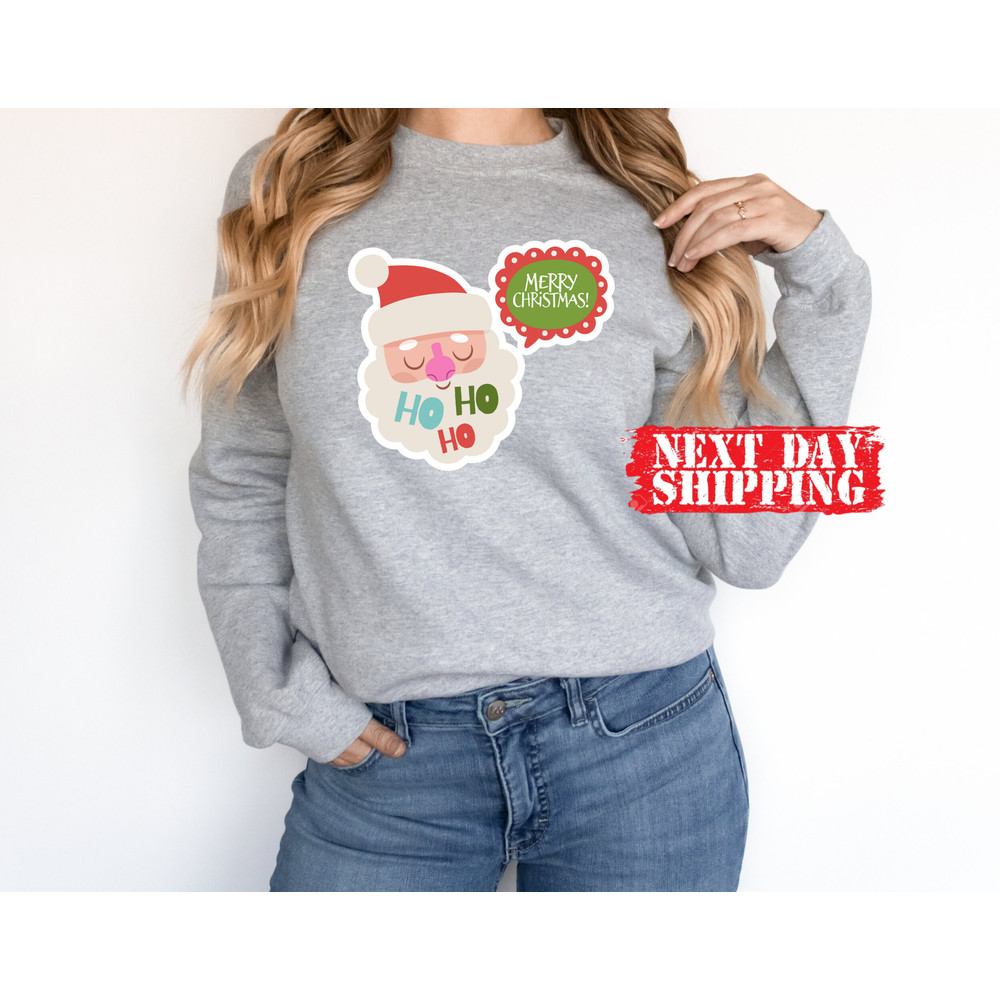 Santa Claus HoHoHo Christmas Shirt,Retro Santa Christmas Shirts,Merry Christmas Shirt,HOHOHO Sweatshirt,Santa Claus Tee,Xmas Shirt,Xmas Gift - 4.jpg