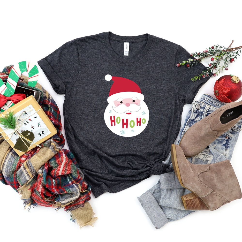 Santa Claus HoHoHo Christmas Shirt,Retro Santa Christmas Shirts,Santa Claus Christmas T Shirt for Family,Santa Believe Shirt,Santa Shirt - 5.jpg