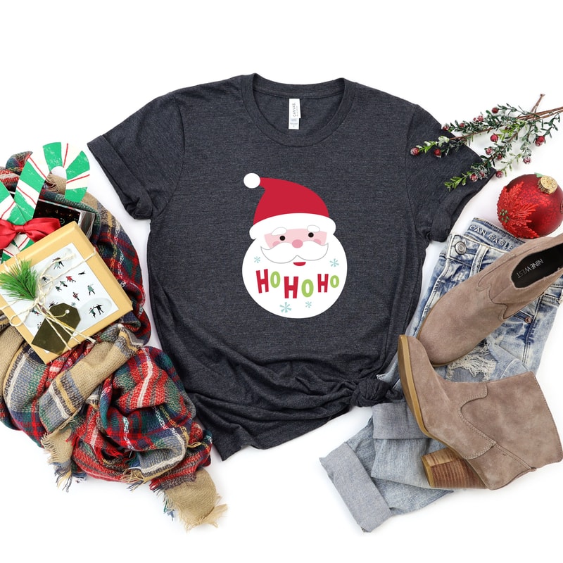 Santa Claus HoHoHo Christmas Shirt,Retro Santa Christmas Shirts,Santa Claus Christmas T Shirt for Family,Santa Believe Shirt,Santa Shirt - 5.jpg