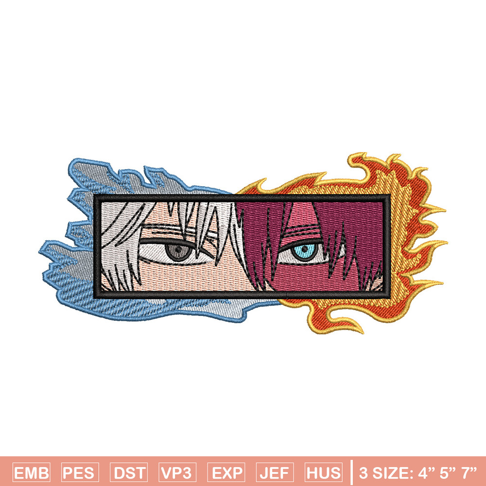 Shoto eyes embroidery design, Mha embroidery, Embroidery shirt, Embroidery file, Anime design, Digital download.jpg