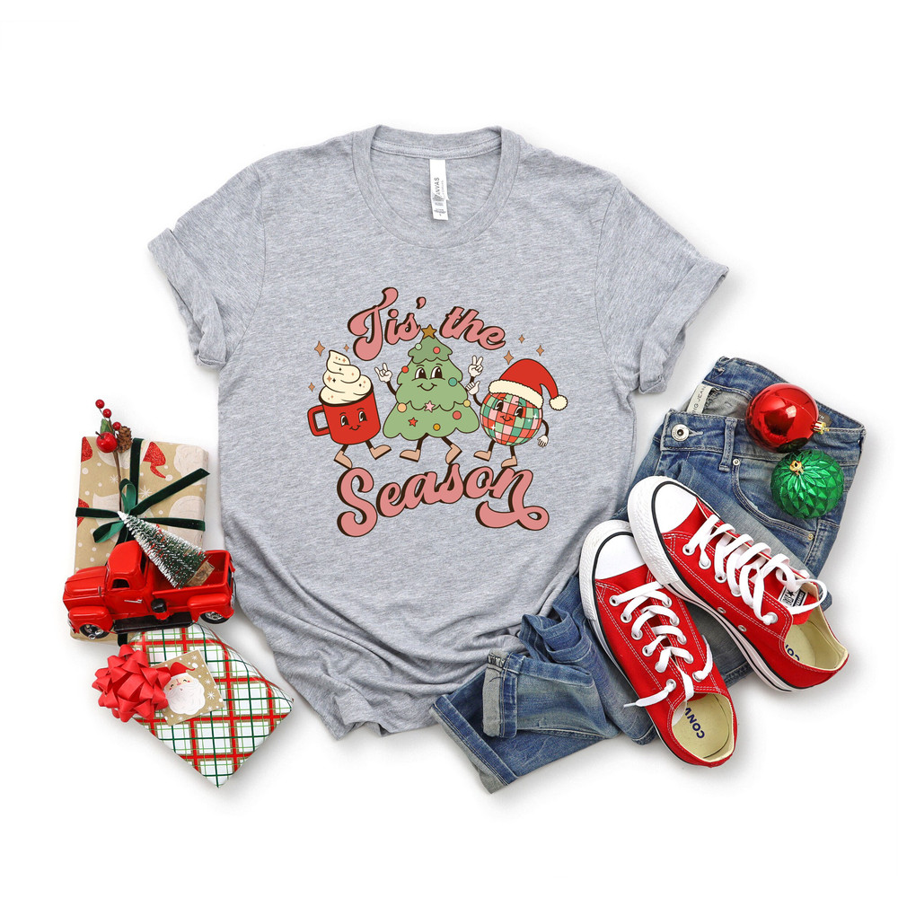 Tis the Season Christmas Shirt,Tis The Season Retro Christmas Sweatshirt,Spooky Season Shirt,Trendy Christmas Tshirt,Tis' The Season Tees - 2.jpg