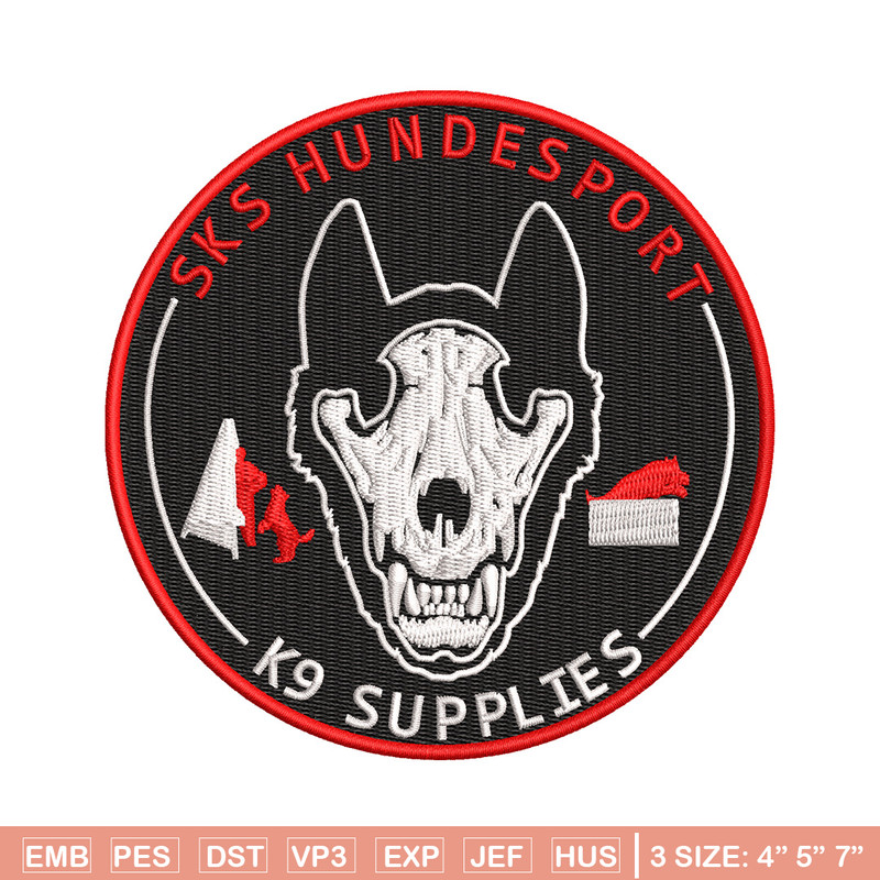 Sks hundesport embroidery design, Sks embroidery, Logo design, Embroidery shirt, Embroidery file, Digital download.jpg