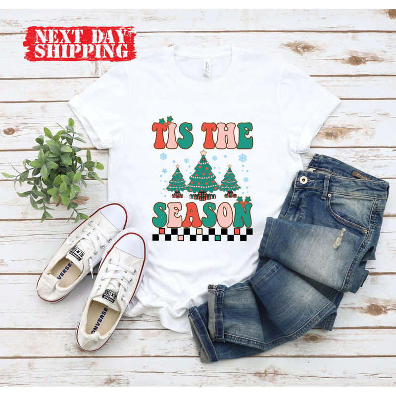 Tis The Season Shirt,Tis The Season Tree Christmas Shirt,Merry Christmas Shirt,,Christmas Tee,Christmas Tshirt, Cute Christmas Sweatshirt - 2.jpg
