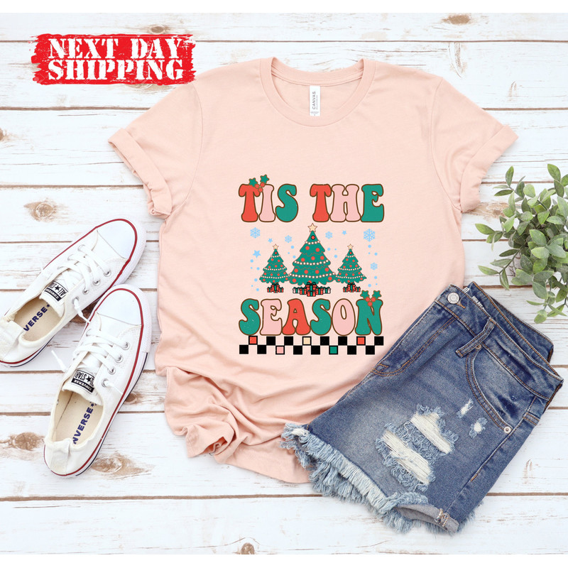 Tis The Season Shirt,Tis The Season Tree Christmas Shirt,Merry Christmas Shirt,,Christmas Tee,Christmas Tshirt, Cute Christmas Sweatshirt - 3.jpg